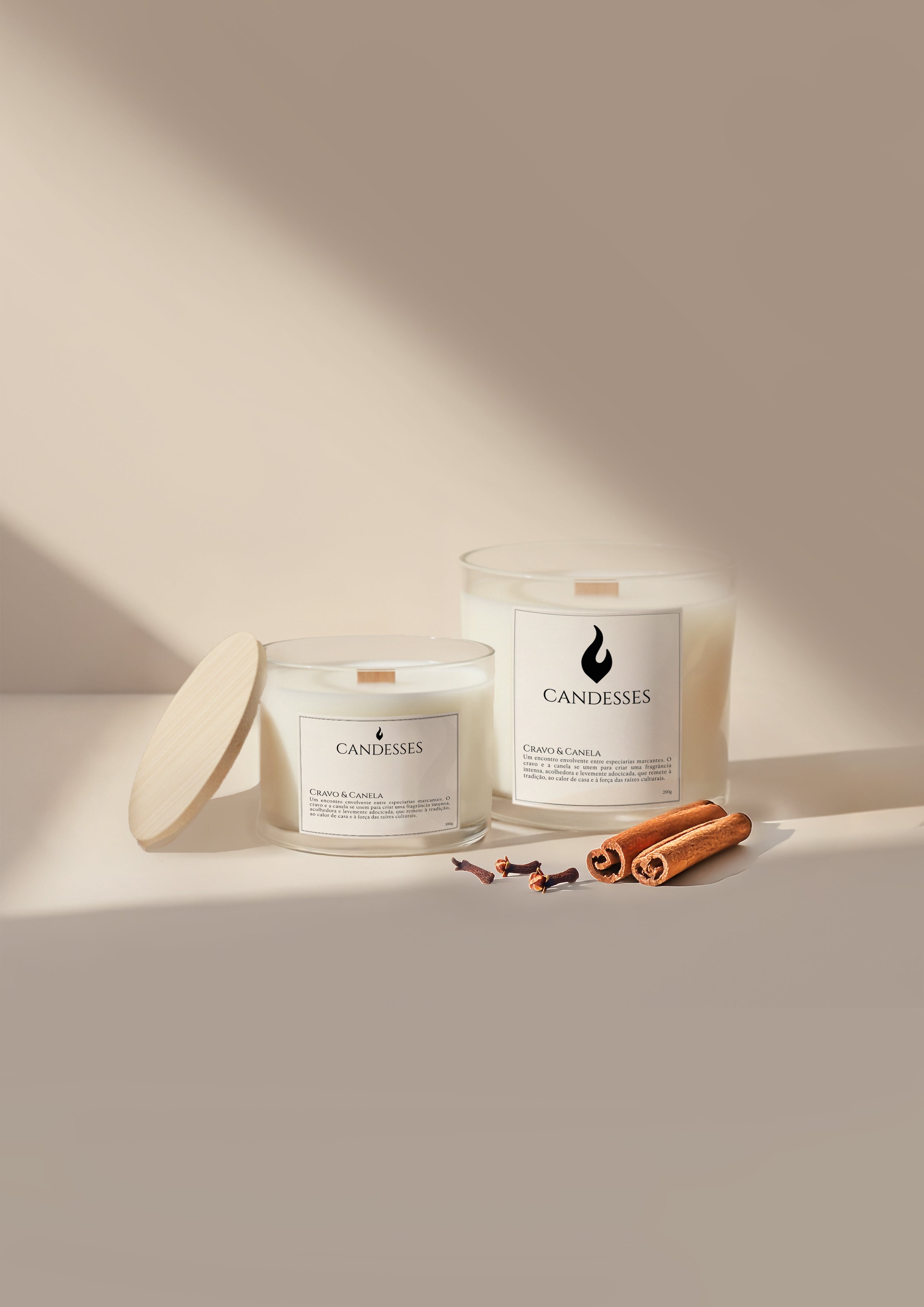 Vela Aromática | Cravo e Canela