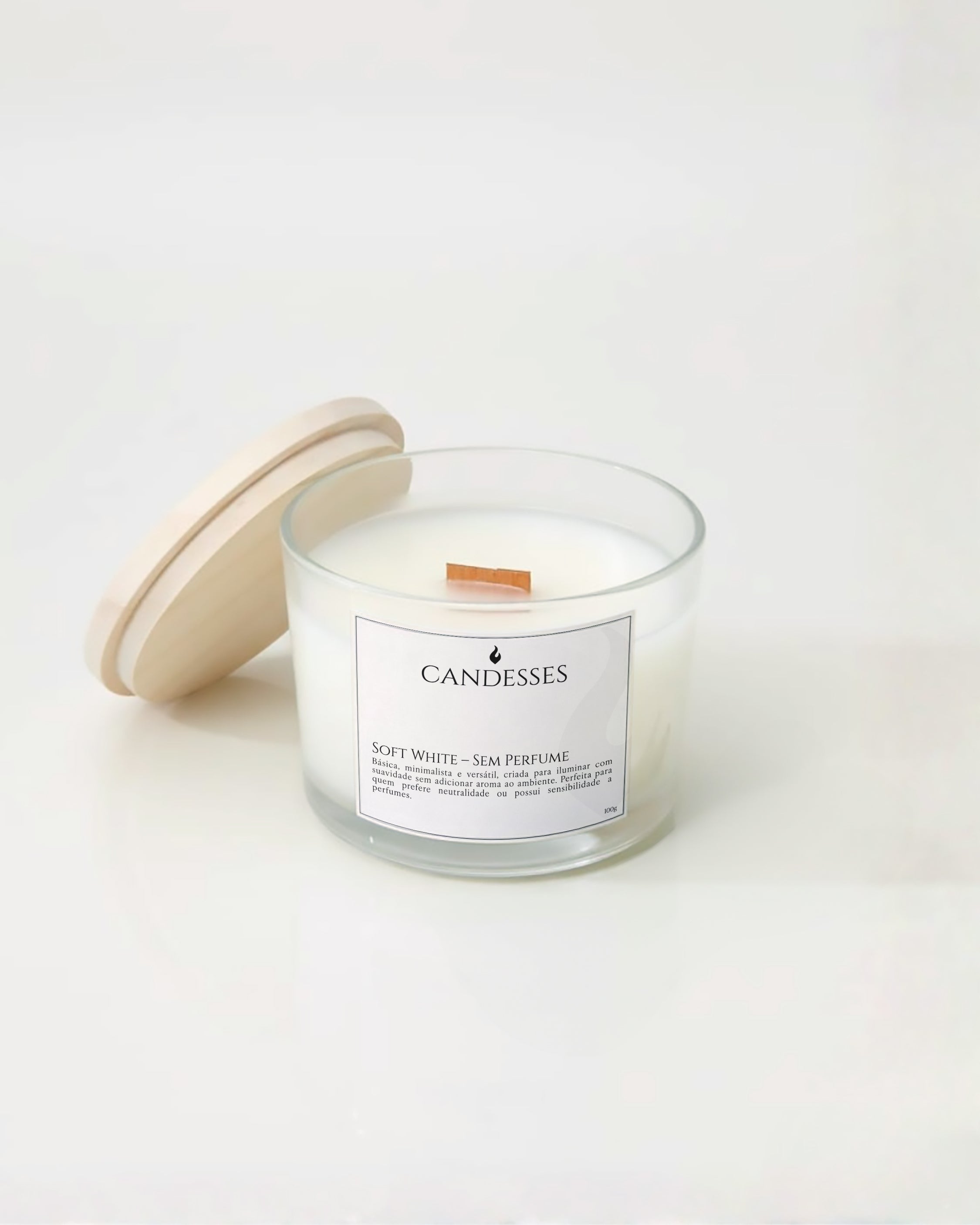 Vela Aromática | Soft White (sem perfume)